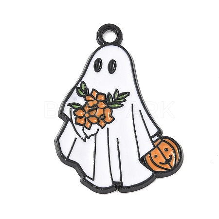 Halloween Alloy Enamel Pendants X-ENAM-P258-01C-B-1