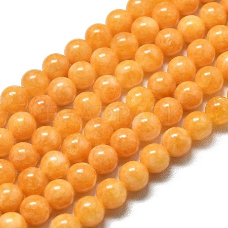 Natural Malaysia Jade Beads Strands G-L645-A01-6mm-10-1