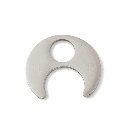 304 Stainless Steel Pendants STAS-Q354-03P-1