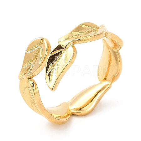 Ion Plating(IP) 201 Stainless Steel Open Cuff Ring RJEW-E063-50G-1