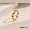 Heart Brass Micro Pave Cubic Zirconia Finger Rings for Women MC1356-5-2