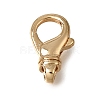 Brass Lobster Claw Clasps KK-CBA4292-08G-1