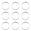 Alloy Open Back Bezel Big Pendants PALLOY-TA0021-01P-1