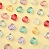 100Pcs 10 Colors Transparent Glass Beads GLAA-CJ0001-56-4