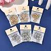 SHEGRACE Brass Spring Gate Rings XGRQ58246-763G-5