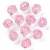 Transparent Acrylic Beads PL305Y-4-3
