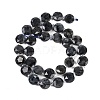 Natural Larvikite Beads Strands G-C116-A45-01-3