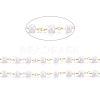 3.28 Feet Handmade Acrylic Imitation Pearls Beaded Chains X-CHC-M021-11LG-2