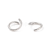 304 Stainless Steel Jump Rings STAS-R049-6x0.8mm-2