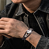 1Pc Sport Theme Cowhide Multi-strabd Bracelets BJEW-LP0003-50D-1