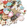 100Pcs 100 Style Alloy Enamel Charms ENAM-YW0002-52-2