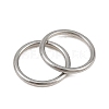 304 Stainless Steel Closed Jump Rings STAS-G393-06P-17-3