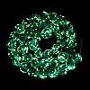 Luminous Handmade Glod Sand Lampwork Beads Strands LAMP-B028-03O-10mm-4