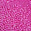 Baking Paint Pearlized Glass Seed Beads SEED-T008-03N-3