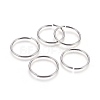 Tarnish Resistant 304 Stainless Steel Saw Cut Open Jump Rings STAS-P212-25P-02-1