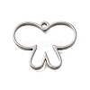 304 Stainless Steel Hollow Pendants STAS-D381-02B-P-1