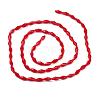 Opaque Glass Beads Strands GLAA-P001-03A-08-3