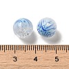 Duotone Spray Painted Crackle Acrylic Beads OACR-G029-02E-3