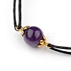 Gemstone Adjustable Link Bracelets BJEW-JB01554-05-2