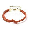3MM Round Nylon Braided Cord Bracelet Making FB-CBAA152-03G-41-1