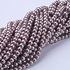 Glass Pearl Beads Strands X-HY-6D-B27-3