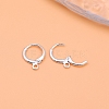 925 Sterling Silver Leverback Earrings Findings STER-M110-01C-S-3