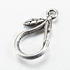 Tibetan Style Alloy Keychain Clasp Findings TIBE-T002-34AS-NR-2