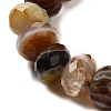 Natural Banded Agate/Striped Agate Beads Strands G-E605-A02-03K-4