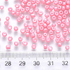 6/0 Baking Paint Glass Round Seed Beads SEED-S036-01C-04-3