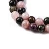 Natural Multicolor Tourmaline Beads Strands G-L608-B01-01-4
