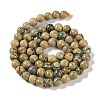 Natural Verdite Stone Beads Strands G-P530-B07-02-3