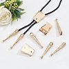 3Pcs Iron Bolo Tie Slide Clasps FIND-ANB0003-18LG-4