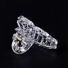 Transparent Plastic Large Claw Hair Clips PHAR-F016-05-4