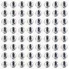 100Pcs Crackle Transparent Glass Beads GLAA-TADJ0001-12A-2