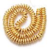 Electroplate Non-magnetic Synthetic Hematite Bead Strands X-G-Q465-20G-2