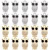 20Pcs 2 Colors Alloy Rhinestone Charms RB-TA0001-38-2