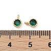 Brass Pave Cubic Zirconia Pendants KK-H204-03KCG-06-3