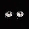 Silver Color Plated Brass Bicone Spacer Beads X-KK-EC008-S-NF-2