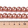 Baking Paint Pearlized Glass Pearl Round Bead Strands HY-Q003-10mm-50-A-2