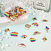 DIY Rainbow Color Pride Jewelry Making Finding Kit DIY-TA0004-73-15