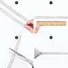 Gorgecraft Two Rows Rhinestone Cup Chain((Hot Melt Adhesive On The Back) DIY-GF0001-77-6