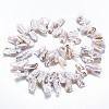 Natural Keshi Pearl Beads Strands PEAR-S020-H07-3
