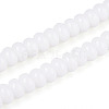 Opaque Spray Painted Glass Beads GLAA-ZX008-8mm-18G-1