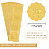 Self Adhesive Gold Foil Embossed Stickers DIY-WH0211-165-2