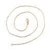 Brass Coreana Chains Necklace for Women NJEW-P265-33G-3