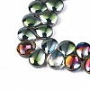 Electroplate Glass Beads Strand EGLA-S188-27-C02-3