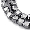 Synthetic Terahertz Stone Beads Strands G-H327-L03-03-3