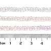 Transparent Painted Glass Beads Strands LS-DGLA-A034-T1mm-A23-3
