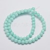 Natural Malaysia Jade Beads Strands X-G-A146-6mm-B07-2