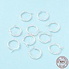 925 Sterling Silver Hoop Earrings STER-P047-13B-S-4